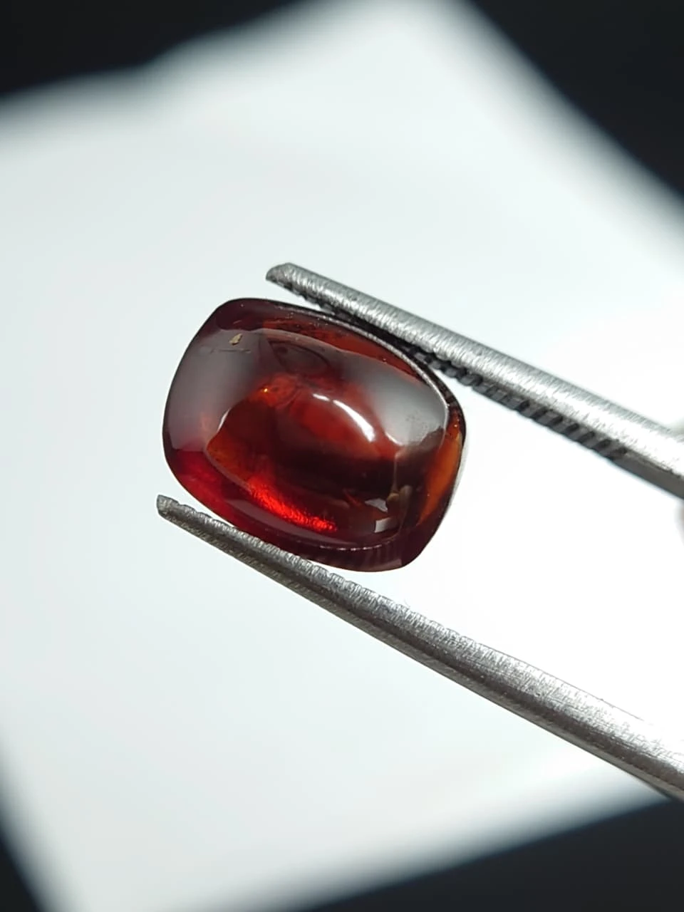 5.2ct Cabochon Faceted Spessartite Garnet from Nigeria — view 1